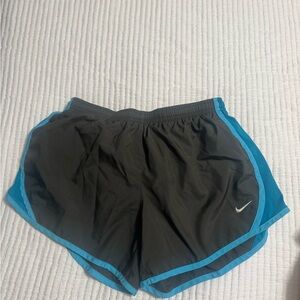 Nike Youth Large Grey and Blue Shorts (girls)